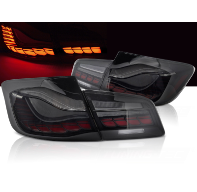 PILOTOS TRASEROS INTERMITENTE DINAMICO OLED AHUMADOS para BMW F10 10-16