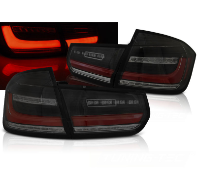 PILOTOS TRASEROS LED BAR NEGRO HUMO para BMW F30 11-18 con intermitente dinamico