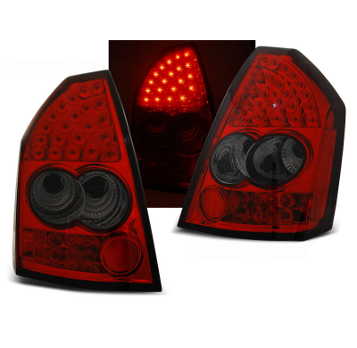 Pilotos Traseros Led Chrysler 300c 05-08 Rojo Ahumado Led