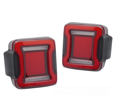PILOTOS TRASEROS CHRYSLER JEEP WRANGLER JL 18-23 LED ROJO