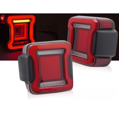PILOTOS TRASEROS CHRYSLER JEEP WRANGLER JL 18-23 LED ROJO