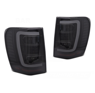 PILOTOS TRASEROS CHRYSLER JEEP GRAND CHEROKEE 99-05.05 LED AHUMADO NEGRO