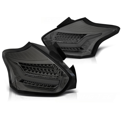 Pilotos Traseros Led Ford Focus 3 15-18 Hatchback Smoke-Intermitente Dinamico Led