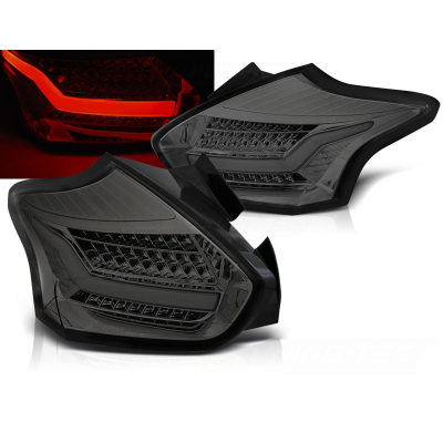 Pilotos Traseros Led Ford Focus 3 15-18 Hatchback Smoke-Intermitente Dinamico Led
