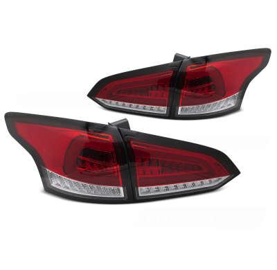 PILOTOS TRASEROS LED ROJOS BLANCOS INTERMITENTE DINAMICO compatibles con FORD FOCUS MK 3 SW 11-18