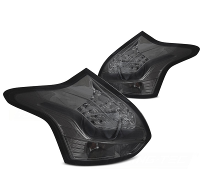 PILOTOS TRASEROS BARRA LED HUMO FORD FOCUS 3 11-10.14 HATCHBACK