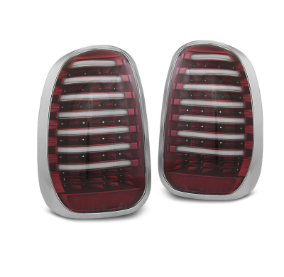 Pilotos Traseros Led Mini R60 Countryman 10-14 Rojo Blanco  Led Bar