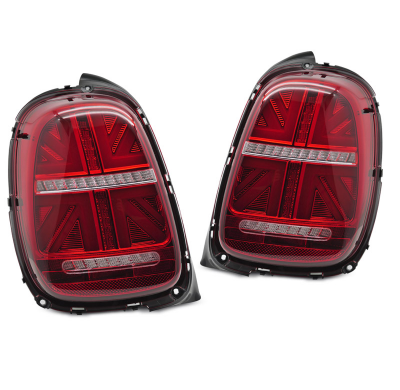 PILOTOS TRASEROS LED ROJO BLANCO Intermitente Dinamico se adapta a MINI COOPER F55 F56 F57 14-17 6-PIN