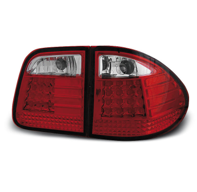 Pilotos Traseros Led Mercedes W210 E-Klasa 95-03.02 Kombi Rojo/Blanco Led