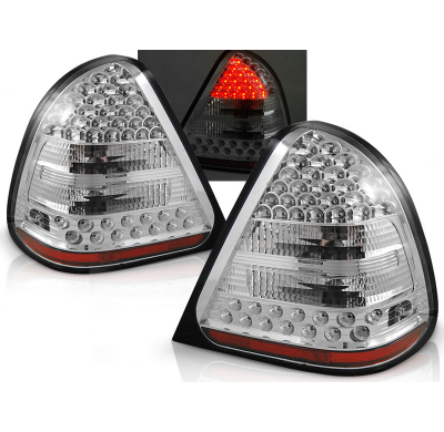 Pilotos Traseros Led Mercedes W202 C-Klasa 06.93-06.00 Cromado Led
