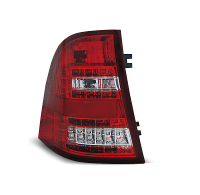 Pilotos Traseros Led Mercedes W163 Ml M-Klasa 03.98- 05 Rojo/Blanco Led