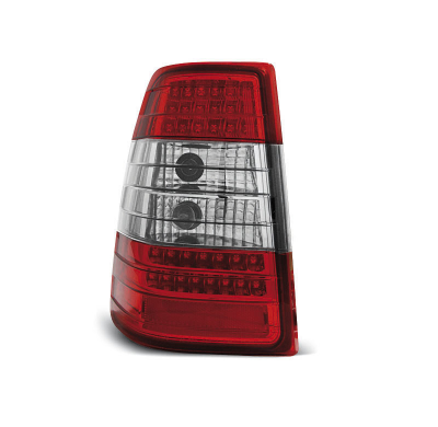 Pilotos Traseros Led Mercedes W124 E-Klasa Kombi 09.85-95 Rojo/Blanco Led