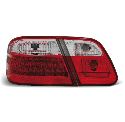 Pilotos Traseros Led Mercedes W210 95-03.02 Rojo/Blanco Led