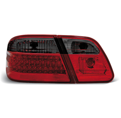 Pilotos Traseros Led Mercedes W210 95-03.02 Rojo Ahumado Led