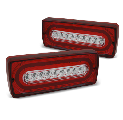 Pilotos Led Mercedes W463 G-Klasa 90-12 Rojo Blanco Led