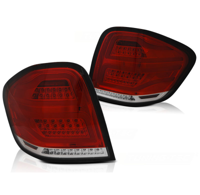 Pilotos Traseros Mercedes M-Klasa W164 09-11 Red White Led