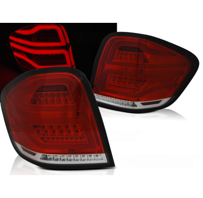 Pilotos Traseros Mercedes M-Klasa W164 09-11 Red White Led