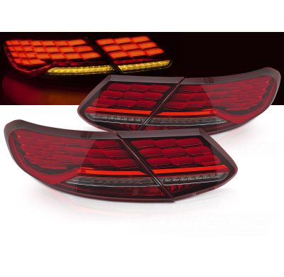 PILOTOS TRASEROS LED ROJOS compatibles con MERCEDES CLASE C C205 14-21 OE LED