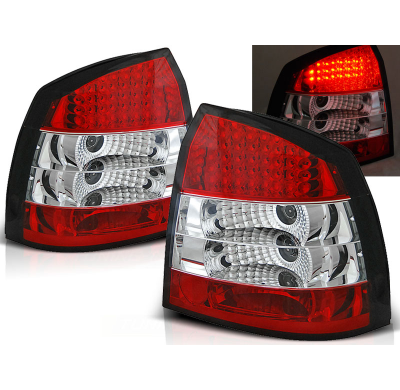 Pilotos Traseros Led Opel Astra G 09.97-02.04 3d/5d Rojo/Blanco Led