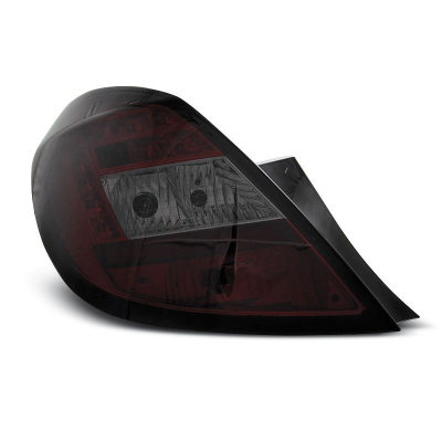 Pilotos Traseros Led Opel Corsa D 5d 04.06- Rojo Ahumado Led