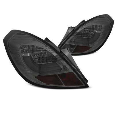 Pilotos Traseros Led Opel Corsa D 3ptas 04.06-14 Ahumado Led Bar