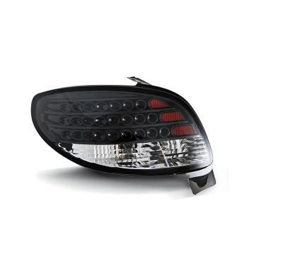 Pilotos Traseros Led Peugeot 206 10.98- Negro Led