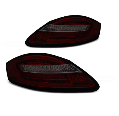 Pilotos Led Porsche Boxster 987 / Cayman 05-08 Rojo Ahumado Con Intermitentes Dinamicos