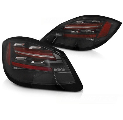 Pilotos Traseros Porsche Boxster / Cayman 987 09-12 Led Bar Black Intermitentes Dinamicos