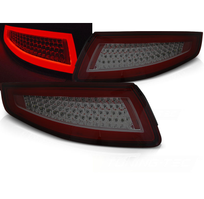 Pilotos Traseros Porsche 911 997 04-09 Red Smoke Intermitentes Dinamicos Led Bar