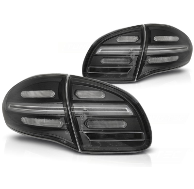 Pilotos Traseros Porsche Cayenne 10-15 Black Intermitentes Dinamicos