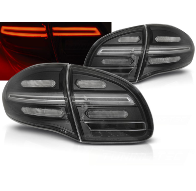 Pilotos Traseros Porsche Cayenne 10-15 Black Intermitentes Dinamicos