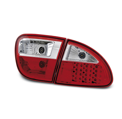 Pilotos Traseros Led Seat Leon 04.99-08.04 Rojo/Blanco Led
