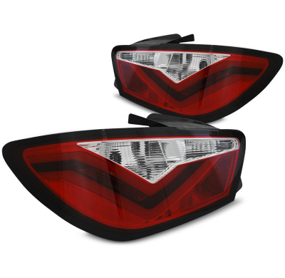 Pilotos Traseros Led Seat Ibiza 6j 3d 06.08-12 Rojo/Blanco Led Bar