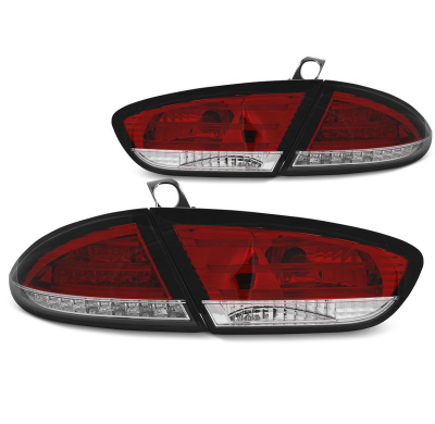 Pilotos Traseros Led Seat Leon 03.09-13 Rojo/Blanco Led