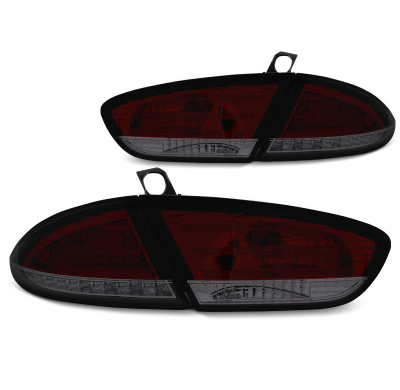 Pilotos Traseros Led Seat Leon 03.09-13 Rojo Ahumado Led