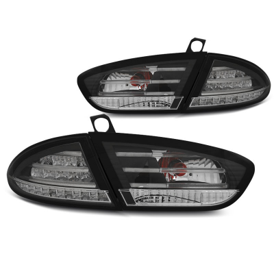 Pilotos Traseros Led Seat Leon 03.09-13 Negro Led