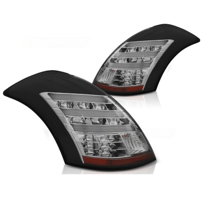Pilotos Traseros Led Suzuki Swift Iv 10- Negro Led Bar