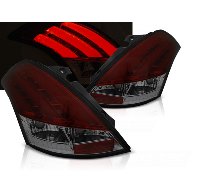 Pilotos Traseros Suzuki Swift V 10-17 Red Smoke Led Bar