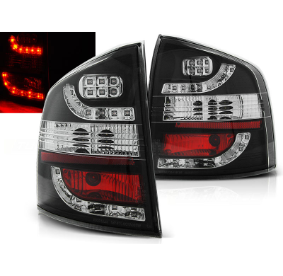 Pilotos Traseros Led Skoda Octavia Ii Kombi 03.04- Negro Led