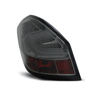 Pilotos Traseros Led Skoda Fabia Ii 07- 06.14 Ahumado Led Bar