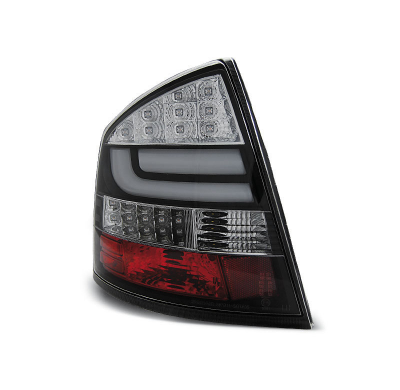 Pilotos Traseros Led Skoda Octavia Ii Sedan 03.04- Negro Led Bar