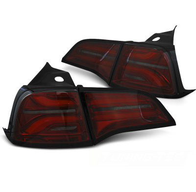 PILOTOS TRASEROS LED RED SMOKE para TESLA MODEL 3 17-