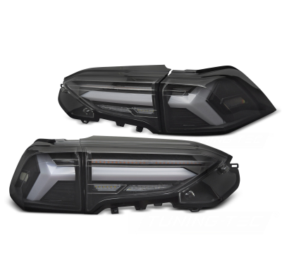 PILOTOS TRASEROS LED PARA TOYOTA RAV4 19- BARRA LED NEGRA