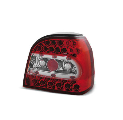 Pilotos Traseros Led Vw Golf 3 09.91-08.97 Rojo/Blanco Led