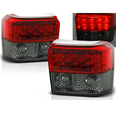 Pilotos Traseros Led Vw T4 90-03.03 Rojo Ahumado Led