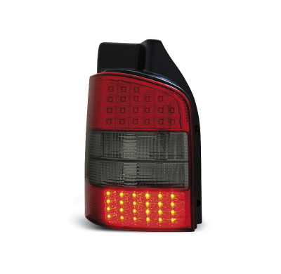 Pilotos Traseros Led Vw T5 04.03-09 Rojo Ahumado Led