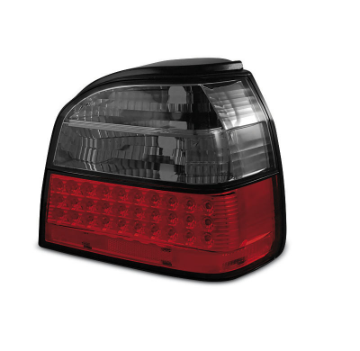 Pilotos Traseros Led Vw Golf 3 09.91-08.97 Rojo Ahumado Led