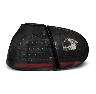 Pilotos Traseros Led Vw Golf 5 10.03-09 Negro Led