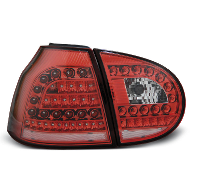 Pilotos Traseros Led Vw Golf 5 10.03-09 Rojo/Blanco Led