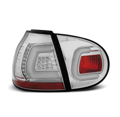 Pilotos Traseros Led Vw Golf 5 10.03-09 Cromado Led Bar
